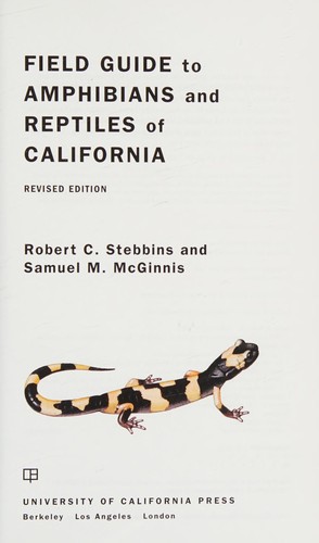 Cover of Field Guide to Amphibians and Reptiles of California