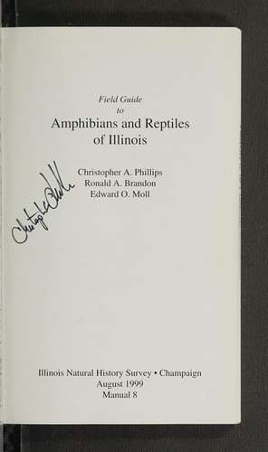 Cover of Field Guide to Amphibians and Reptiles of Illinois