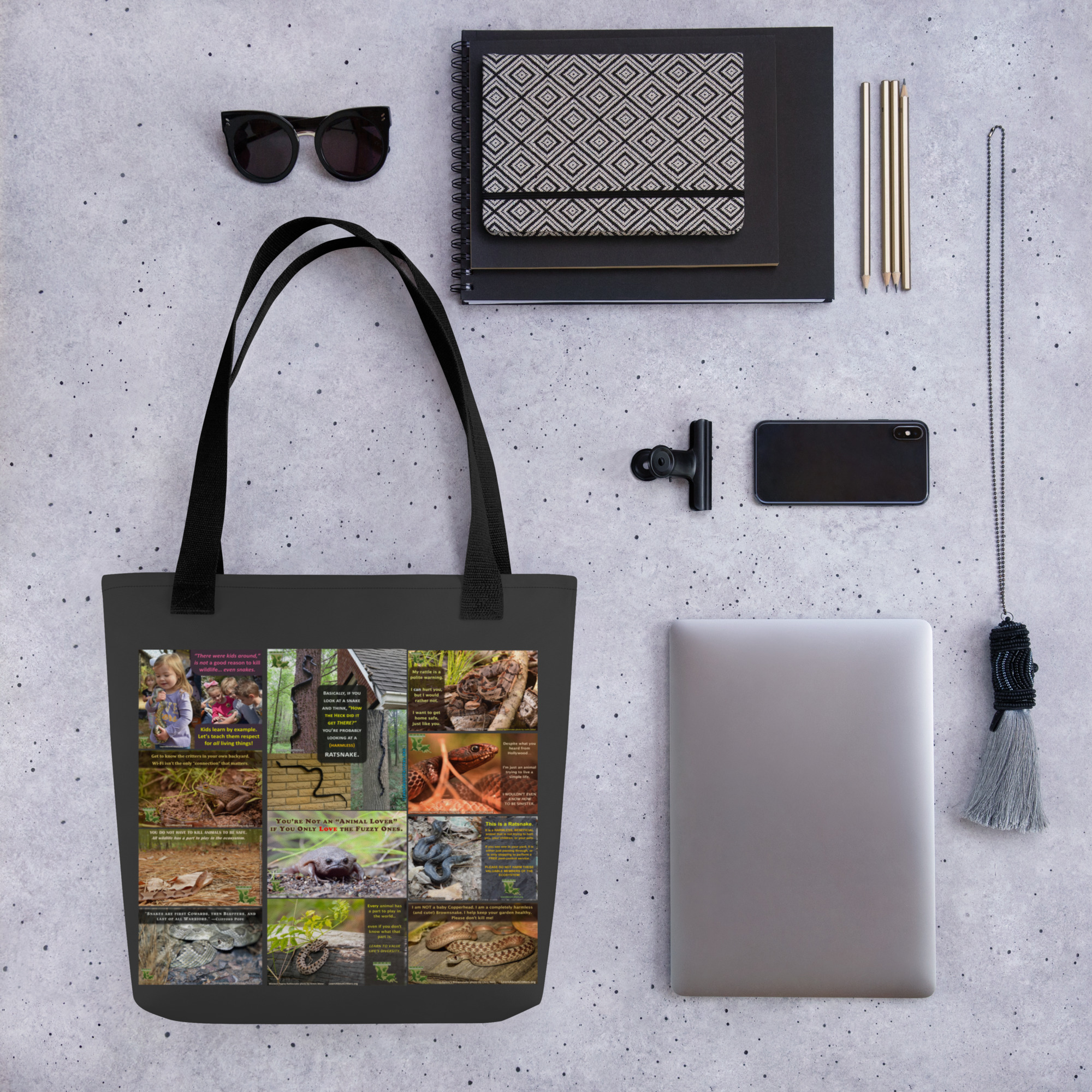 All over print tote bag black 15x15 front 6ac6e389e09d3.jpg